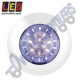 LED Autolamps 7524WB 12v Round 75mm Interior Lamp LED White/Blue Illumination (white surround)