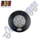 LED Autolamps 79BWR12 12v Round Interior Switched Lamp (Black Bezel)