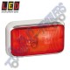 LED Autolamps 58CRME MultiVolt Red Rear Marker 2 LEDs (chrome surround)