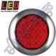 LED Autolamps 145RME MultiVolt Stop / Tail Light Round Chrome Surround (Surface Mount)