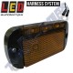 LED Autolamps 44AME2P Multivolt Amber Side Low Profile Marker Light for Harness System