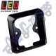 LED Autolamps 100B1B Black 100mm Replacement Plastic Surround Single