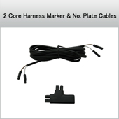 2 Core Harness Marker & No. Pate Cables