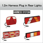Harness Rear Lights 1.2m Cable
